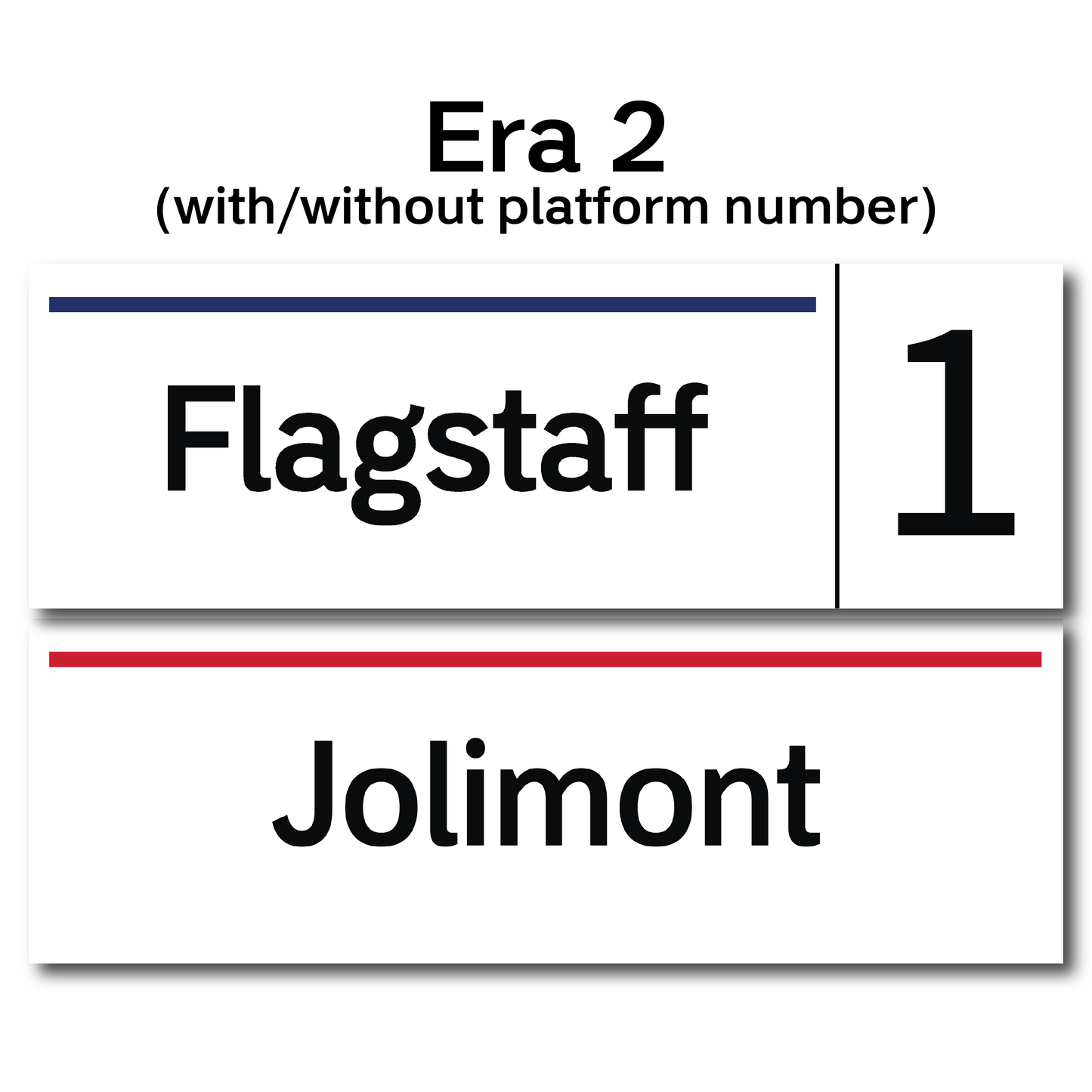 Personalised Melbourne Train Station Sign