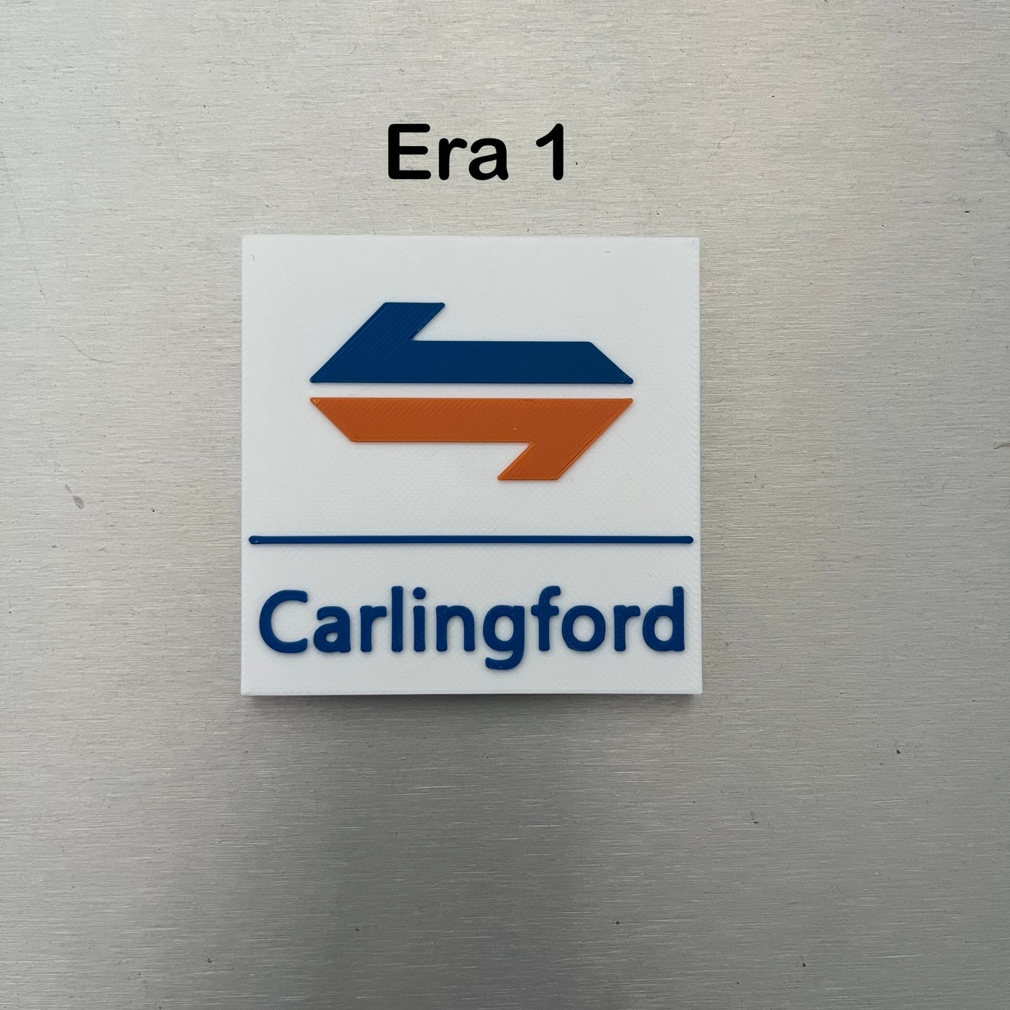 CityRail Square Sign Magnets Personalised | Old-Style Sydney Train Sign | PREORDER FOR MID-JULY