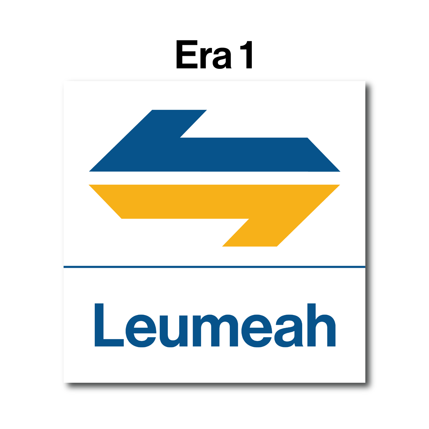 CityRail Square Entrance Sign Personalised | Old-Style Sydney Train Sign