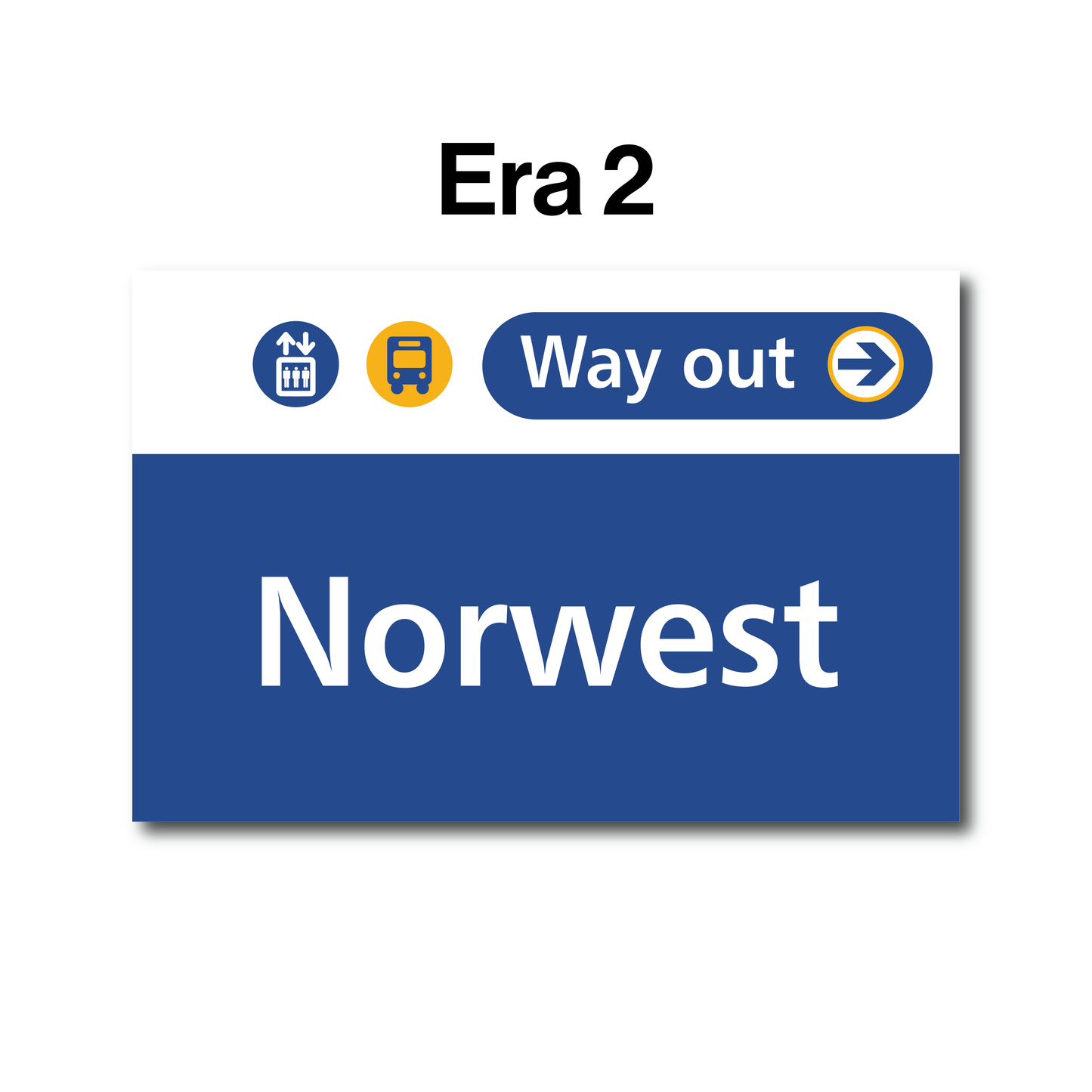 CityRail Rectangular Sign Personalised | Old-Style Sydney Train Sign