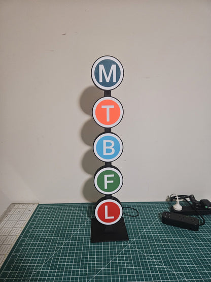 Vertical Sydney Roundel Stand